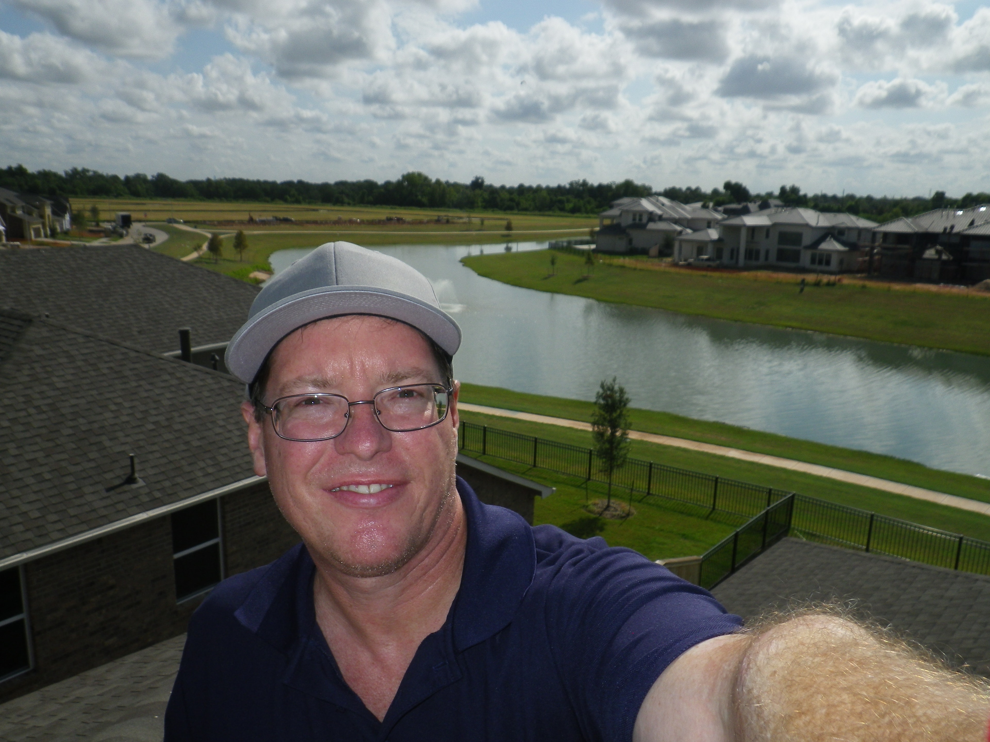 Suburban development site inspection